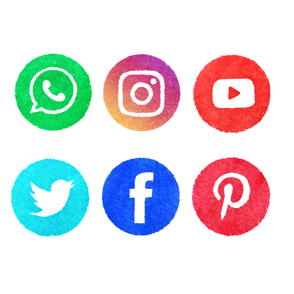 social media icons 7679299 1280