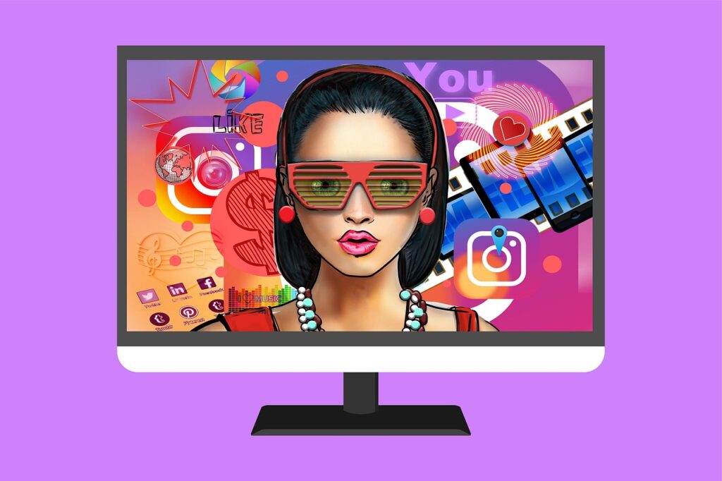 computer screen youtube